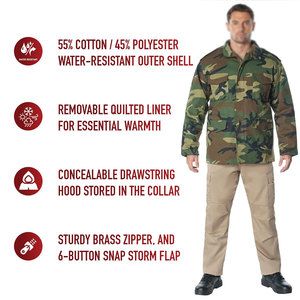 Veste camouflage isolée de haute qualité pour la chasse de camping d'hiver et les sports de plein air veste camouflage légère pour la randonnée - Product Image 6