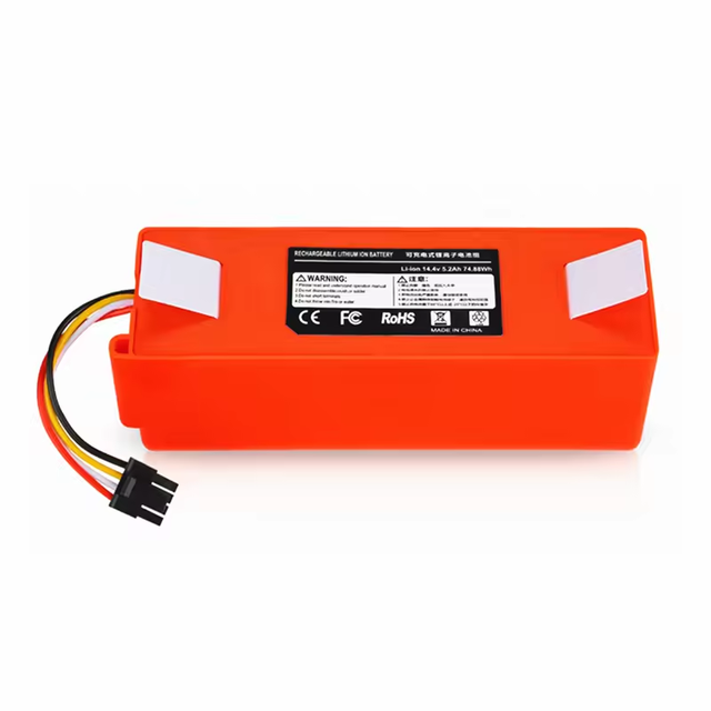 6500mah 4s2p 14.8v Robotic Vacuum Cleaner Replacement Battery for Xiaomi 1s 2s Roborock S55 S60 S65 S50 S5 Max S6 Parts