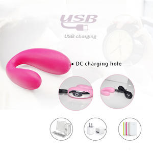 Vibromasseur érotique en forme de U alimenté par USB Produits de sexe pour adultes Vente en gros pour les couples Masturbateur vibrant - Product Image 4