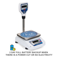 Báscula Digital Electrónica de Plataforma Mini para Mesa, de Acero Suave, Duradera y de Alta Calidad ACE, Precisión de 1g-20kg, 1 Año de Garantía