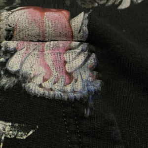 Sudadera con capucha negra Vintage de raza pura pequeña, sudaderas con capucha para hombre de peso pesado, venta al por mayor, sudaderas con capucha para hombre de gran tamaño de algodón pesado lavado - Product Image 4