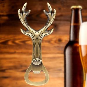 Abridor de Botellas Plano con Forma de Cabeza de Ciervo Moderno, Utensilio de Bar de Aluminio para Fiestas, para Uso en el Hogar, Hoteles y Restaurantes - Product Image 3