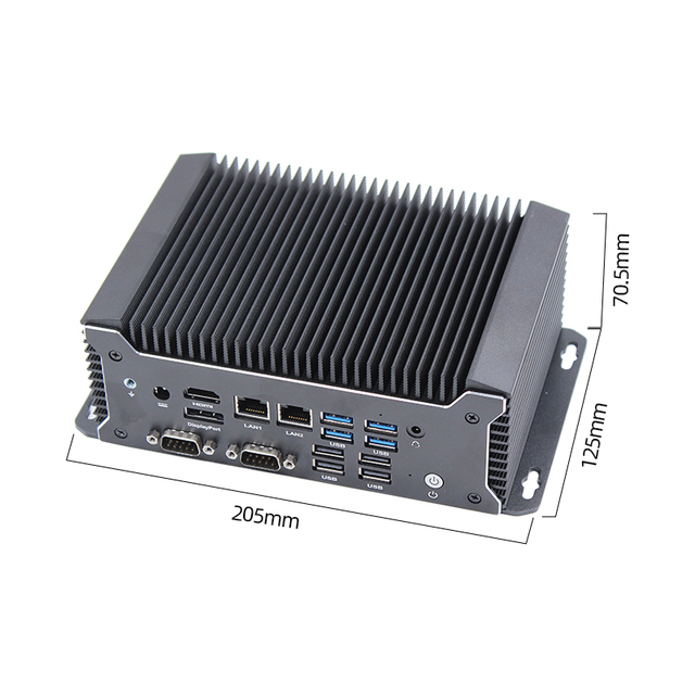 Embedded Industrial Fanless PC with Intel N97/N100/N305 Processor, DDR4 RAM, SATA SSD, for Industrial Computer & Accessories