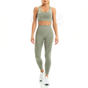 Ensemble de yoga sur mesure, nouvelle arrivée, pour femmes, meilleur prix, faible MOQ, matériau personnalisé - Product Image 1