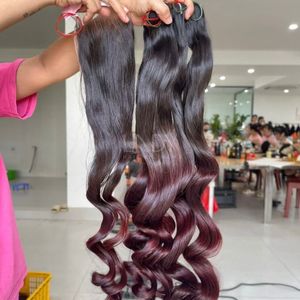 ผมตรงธรรมชาติคุณภาพสูงสุด ราคาสุดคุ้ม  แบบไล่สี (ออมเบร) ผมแท้เวียดนาม  ชุดต่อผมพร้อมปิดผม  2025 - Product Image 3