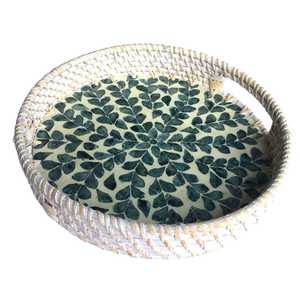 ถาดเสิร์ฟไม้รูปทรงกลมสำหรับใส่อาหารถาดเสิร์ฟขนาดใหญ่ - Product Image 6