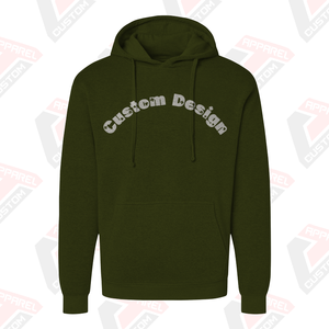 เสื้อฮู้ดผ้าคอตตอนสำหรับผู้ชายพิมพ์ลายปักโลโก้ตามสั่งสำหรับฤดูหนาว - Product Image 5