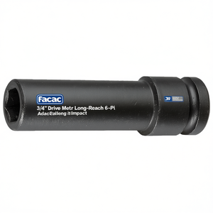 Douilles à chocs métriques longues à 6 points Facom 3/4'' pour outils pneumatiques, accessoires et pièces - Product Image 3