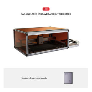 Grabador y Cortador Láser CO2 Snapmaker Ray 40W con Asistencia de Aire para Acrílico, Piedra, Metal, Plástico, Vidrio, Goma, Madera, Contrachapado y MDF - Product Image 4
