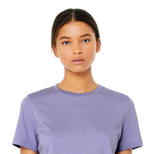 Camiseta elegante con cuello redondo para mujer, Material ligero para trajes casuales cómodos de verano con decoración de botones, colores vibrantes - Product Image 4