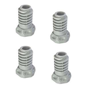 Lot de 4 pieds de nivellement pour sèche-linge DC61-03128ACM, patins en plastique et tissu pour machine à laver, remplace DC61-03128A - Product Image 1