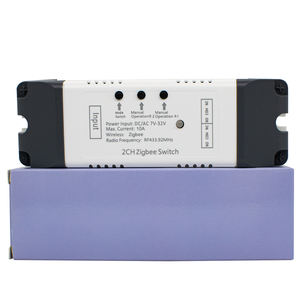 Relé Zigbee Tuya Compatible con <span class=keywords><strong>Alexa</strong></span> y el Asistente de <span class=keywords><strong>Google</strong></span> - Módulo de Motor Inteligente de CA/CC de 7-32 V para Interruptor de Luz, Dispositivos Domésticos - Product Image 1