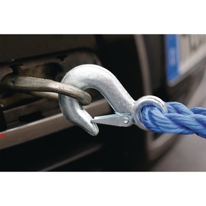 Heavy-Duty 4000 kg Polypropylene <b>Car</b> Tow Rope with 400 cm <b>Hook</b> Length 20 mm HP <b>CAR</b> ACCESSORIES - Product Image 3