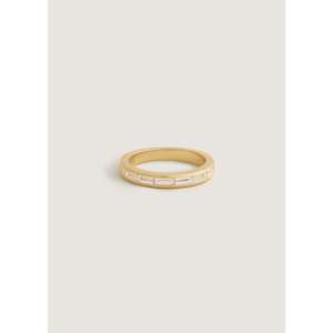 Anillo Isabelle Baguette, Colección de Anillos Elegantes con Diamantes - Product Image 1