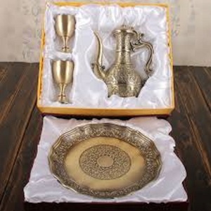 Dallah กาชงกาแฟสแตนเลส Dallah,กาชงกาแฟ Dallah ทองเหลืองแบบดั้งเดิม - Product Image 1