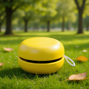 Yo-Yo en paille de blé écologique Ulten, gadgets écologiques promotionnels pour enfants - Product Image 3