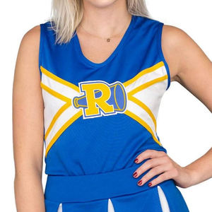 ชุดเชียร์ลีดเดอร์ของผู้หญิงชุดยูนิฟอร์มแขนกุดใส่กลับด้านได้ชุดเชียร์ลีดเดอร์ของผู้หญิงมาใหม่จากโรงงาน - Product Image 4