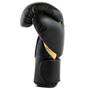 Guantes de boxeo híbridos de color caqui oscuro de marca de cuero genuino Champions, guantes de entrenamiento para gimnasio, cierre de muñeca en relieve - Product Image 2