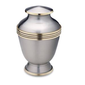 Urnas de cremación de Metal para adultos, urnas de cremación con diseño de hojas para suministros funerarios, urna de cremación de cenizas humanos a precio asequible - Product Image 4