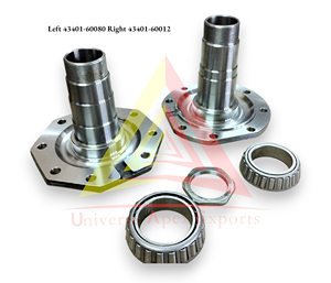 Pour Land Cruiser, ensemble d'essieu avant, acier neuf pour 2008-2011, gauche (43401-60080), droite 43401-60012 - Product Image 4