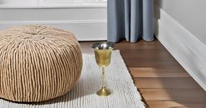 Handmade Premium Quality <b>Wine</b> Glass <b>Goblet</b> Unique 100% Pure Brass Golden Chalice for Great Moscow Mules <b>Wine</b> Gifts - Product Image 3