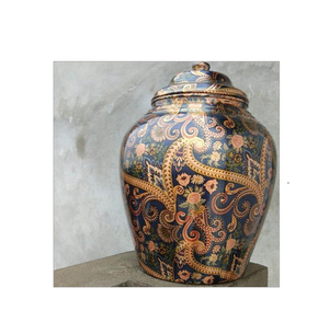 Olla de agua impresa de cobre puro Matka, olla para tanque de agua, diseño martillado, vasos indios para el hogar hechos en la India - Product Image 4