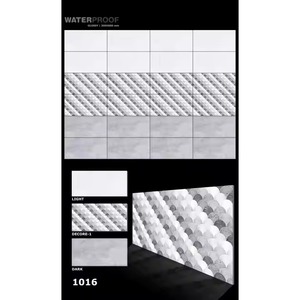 กระเบื้องผนังเซรามิกเคลือบเงางาม12X24 30x60ซม. 300X600มม. เคลือบสำหรับตกแต่งบ้าน - Product Image 4