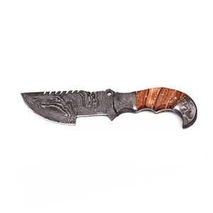 Cuchillo de Supervivencia Multifuncional de Acero de Damasco para Camioneros, Hoja Fija, Precio de Mayoreo, OEM - Product Image 3
