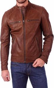 Chaquetas de cuero formales de alta calidad con cuello levantado y logotipo frontal impermeables y ecológicas - Product Image 5