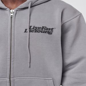 คุณภาพสูง 350gsm เปล่าซิปHoodieขนาดใหญ่ขนาดใหญ่ Zip Up Hoodieผู้ชายพรีเมี่ยมโลโก้ที่กําหนดเองHoodieซิปHeavyน้ําหนัก - Product Image 6