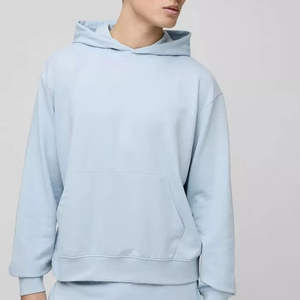 Custom Printed Winter <b>Men's</b> Oversized Fleece <b>Hoodie</b> with Breathable Cotton Blend OEM Service - Product Image 4