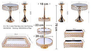 Moderno Set di 8 pezzi in metallo per torte riutilizzabili in cristallo motivazionale decorazioni per la casa per la "festa della casa <span class=keywords><strong>dolce</strong></span> che ispira la casa" - Product Image 6