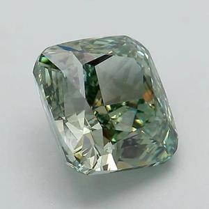 Diamant de luxe de 2,00 carats, taille coussin, vert fantaisie, prix d'usine du fabricant, achat en gros, livraison mondiale, pierre précieuse - Product Image 5