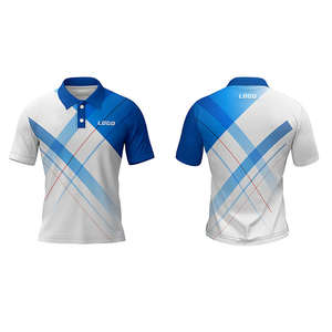 Chemises de golf pour hommes 2025 de qualité supérieure, 100 % coton, couleur unie, séchage rapide, respirantes, coupe standard, 2 boutons, pour le sport - Product Image 5