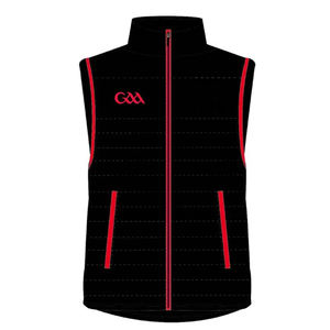 High quality Plus Size Zipper Winter Black Sleeveless Outerwear <b>Waistcoat</b> Quilted Down Puffer Gilet with custom logo and design - Product Image 3