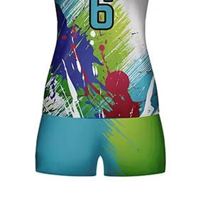 ชุดเครื่องแบบวอลเลย์บอลผ้าระบายอากาศได้สำหรับทุกเพศชุดพิมพ์ซับลิเมชันเต็มตัวสไตล์ที่สมบูรณ์แบบสำหรับทีมและคลับ - Product Image 6