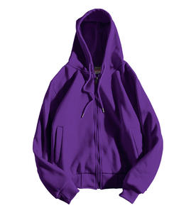 Custom Embroidered <b>Black</b> <b>Zip</b> <b>Up</b> <b>Hoodies</b> For Men Winter Hoodie Custom Printing - Product Image 6