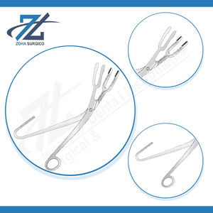 Pinces de stérilisation Harrison Bowl, joint à vis manuel, double mâchoire angulaire, 356 mm, acier inoxydable chirurgical, certifié CE, fabriqué au Pakistan - Product Image 4