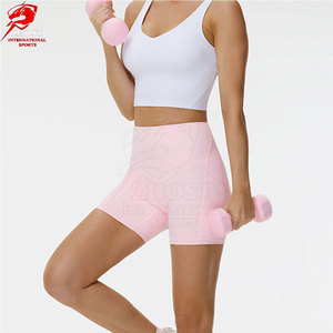 Shorts de yoga les plus vendus, taille haute, pour l'entraînement, le vélo, la course à pied, le fitness, tissu respirant et extensible - Product Image 2