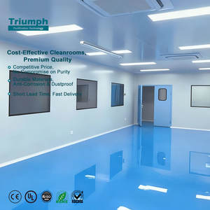 Salle blanche modulaire <span class=keywords><strong>Triumph</strong></span> ISO 8/7/6/5, salle blanche sans poussière, mur dur, salle blanche modulaire - Product Image 1