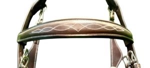 Haute Qualité Réglable Conception Unique À La Main En Cuir Véritable Bride Durable Abordable Équipement D'équitation Tack Set - Product Image 5