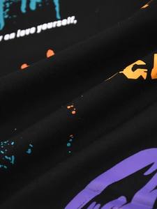 Sweat-shirt à col rond pour hommes, fabriqué sur mesure, brodé en coton éponge, hiver, imprimé, grande taille, à capuche à manches longues - Product Image 5