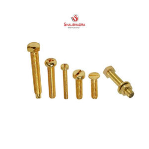 L'exportateur indien propose une vis en laiton de haute qualité à bas prix, le meilleur système de mesure en pouces disponible - Product Image 1