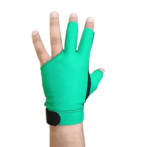 Top Selling 3 Fingers Pool Cue Snooker Gloves for Left or Right Hand And High Quality Billiard Sports Non Slip Silk Print Gloves - Product Image 2