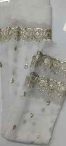 Tissu georgette en viscose lourde de créateur pour robes et tissu de broderie Dupatta pour la vente à l'exportation - Product Image 2