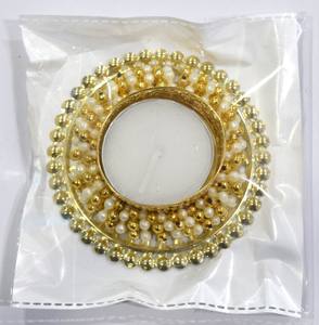 Bougeoir en métal floral traditionnel indien fait à la main pour la décoration intérieure mariages Diwali fêtes cadeaux meilleure vente - Product Image 4