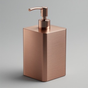 Distributeur de savon pour les mains en acier inoxydable élégant et moderne de luxe pour les hôtels, les stations balnéaires, les bureaux et les maisons, design écologique - Product Image 1