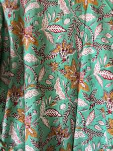 Bata Kimono con estampado Floral para mujer, ligera, 100% de algodón, Vestido de playa de verano para otoño y primavera - Product Image 2