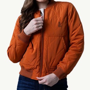 Chaquetas Bomber de Invierno para Mujer de Alta Calidad, Directamente de Fábrica, Tejidas, Transpirables, Ecológicas, Resistentes al Viento, Lisas, Teñidas y Personalizadas - Product Image 1