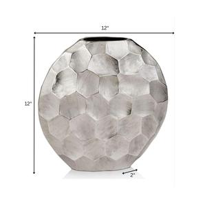 Jarrones de aluminio decorativos de boda de aspecto único hechos en India, maceta de decoración para el hogar de la más alta calidad - Product Image 6